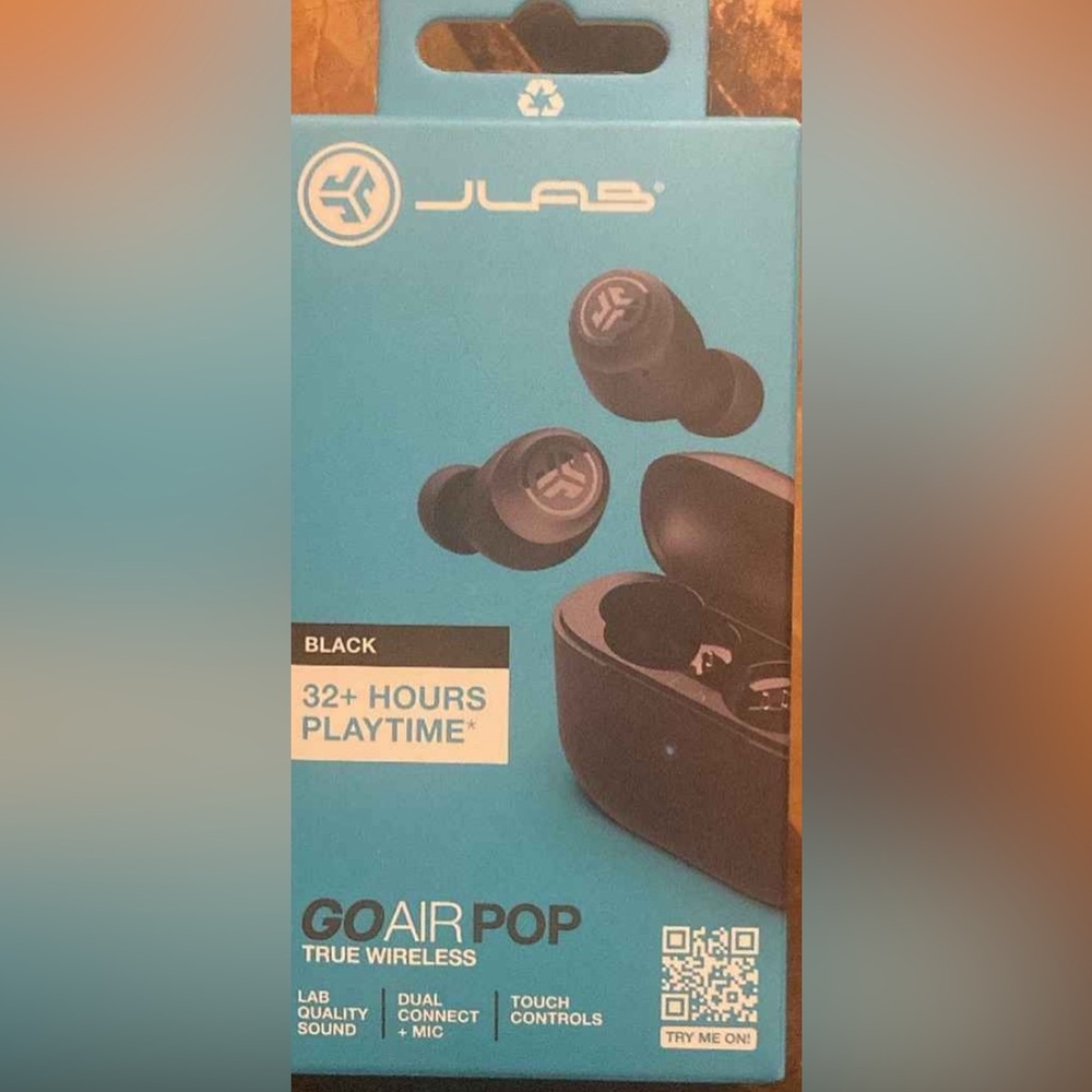 JLab Go Air Pop True Wireless Bluetooth Earbuds
